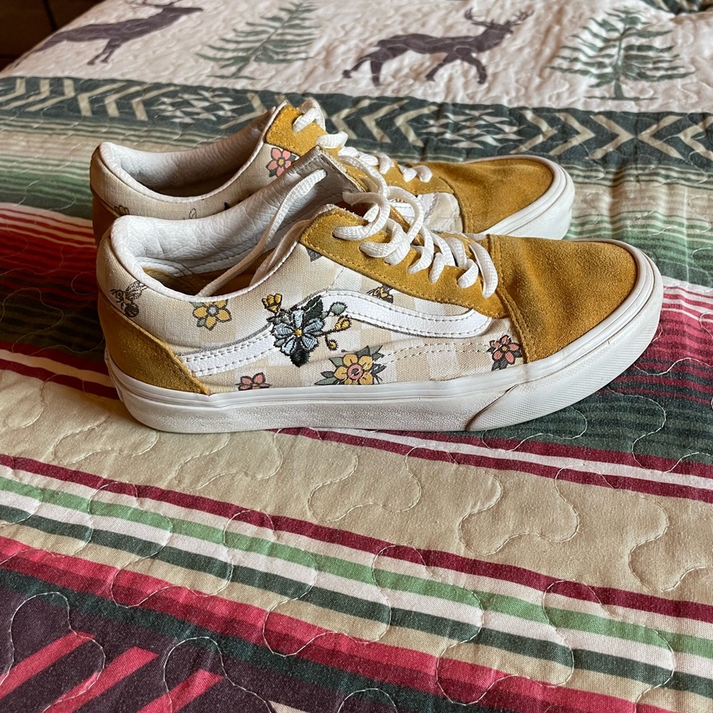 Floral Vans Shoes